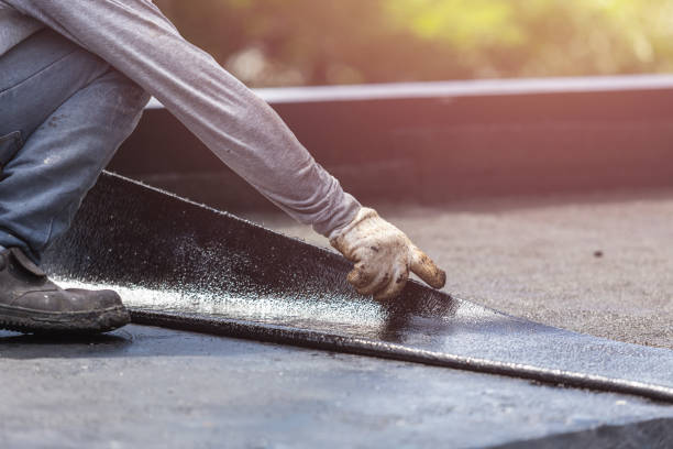 Professional Waterproofing technician working in Middlebury, IN